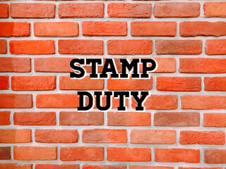 Fototapeta na wymiar Stamp duty