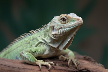 Naklejka premium Iguana cub. Generative AI