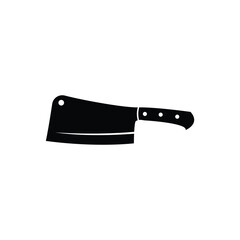 Big knife logo icon vector.