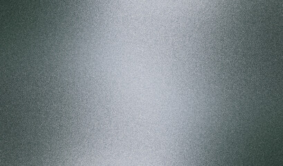 Silver gray metallic gradient background with noise effect