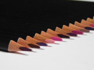 close up of pencils