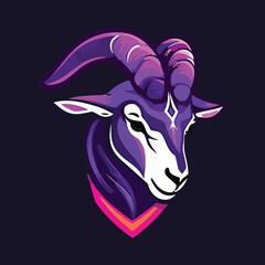 goat logo vector