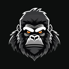 gorilla logo vector