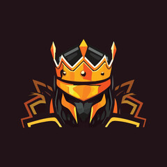 king logo vector illustration © artilab