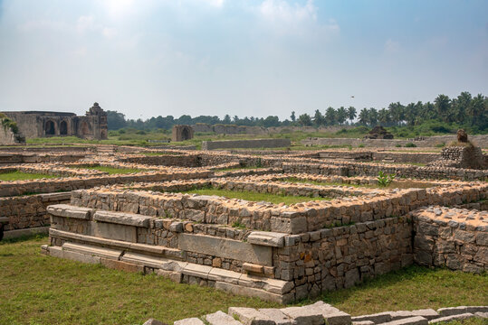 Noblemen's Quarters In The Royal Enclosure In Hampi