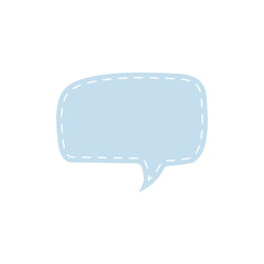 Flat Speech Bubble