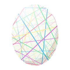 Colorful and beautifully patterned eggs that come into the Easter concept and can also be used in different events.