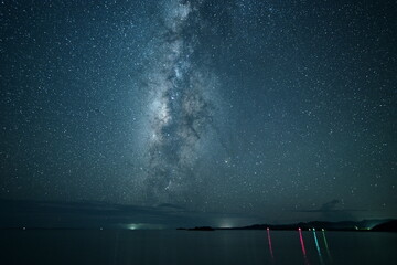 沖縄県小浜島銀河と天の川