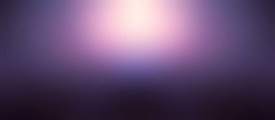 Obraz premium Bright diffused light on dark violet blur background wide format.