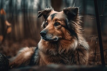beautiful and majestic dogs. Generative AI