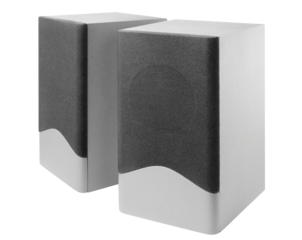 Two speakers cut out