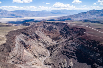 Fototapeta na wymiar Father Crowley overlook in Death Valley, California. USA.