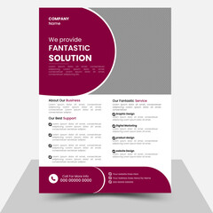 Corporate Business flyer template, flyer template vector design, business flyer template design set with nice color, Creative Corporate & Business Flyer Brochure Template Design,