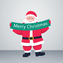 santa claus with gift