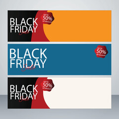 Black Friday Flyer Template Design: Eye-catching and versatile design for promotional displays. voucher