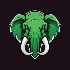 elephant esport logo vector