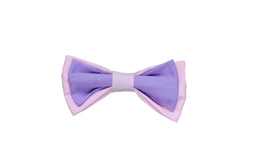Colorful Bow Tie Isolated On White Background.
