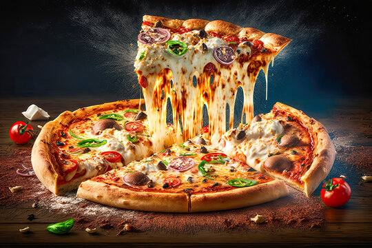 Frische Pizza, ki generated