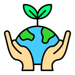 Environment Filled Line Icon