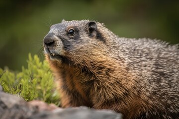 In Alberta, Canada, there is a hoary marmot. Generative AI