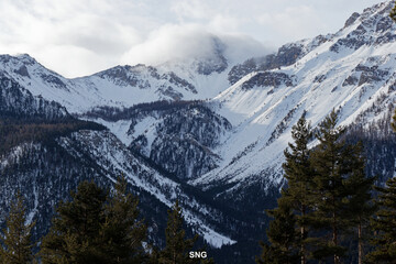 Montagne fran&ccedil;aise proche de Brian&ccedil;on