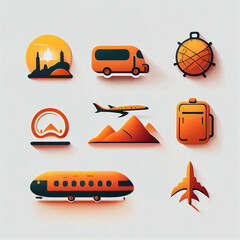 Icon of travel pack