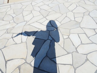 shadow of the woman