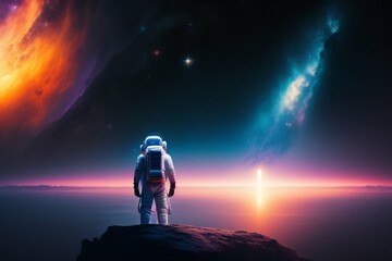 sunrise in space