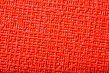 Closeup view of coral canvas texture as background