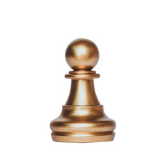 Chess Pawn isolated on isolated  transparent Background. - obrazy, fototapety, plakaty