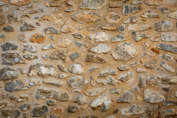 Texture of historic stone wall from city wall for backgrounds and presentations