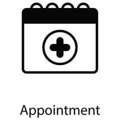 Obraz premium Appointment icon design stock illustration