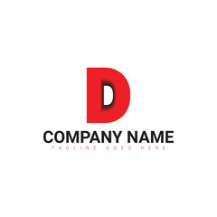 d logo, d letter logo design