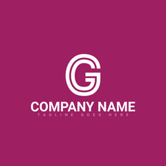 g logo, g letter logo design, logo template