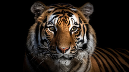 A Closeup Portrait of A Bengal Tiger