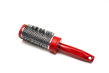 round red comb on a white background.