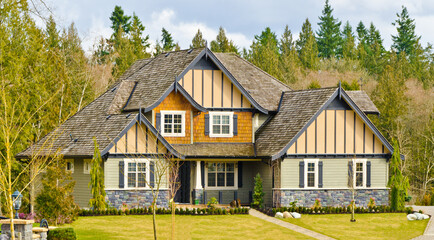 Luxury house in Vancouver, Canada.