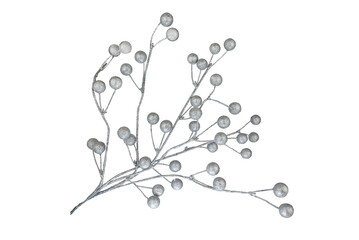 white artificial flowers on a white background