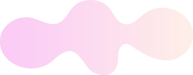 Abstract fluid shape. Gradient liquid element. Amoeba splash design.   © Chorna_L