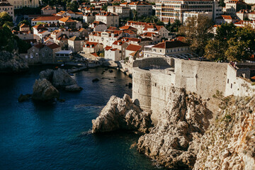 Fototapeta premium Old town of Dubrovnik city, Croatia 