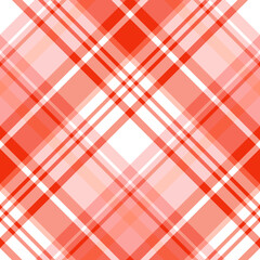 Seamless pattern in unusual red, pink and orange colors for plaid, fabric, textile, clothes, tablecloth and other things. Vector image. 2