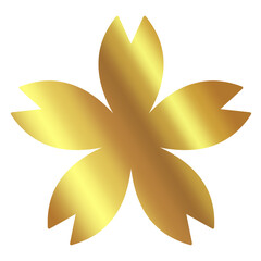 gold flower, cherry blossom