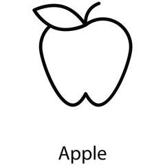 Apple icon design stock illustration
