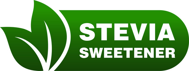 Stevia label . Stevia sweetener label for your brand. Sugar substitute label stamp