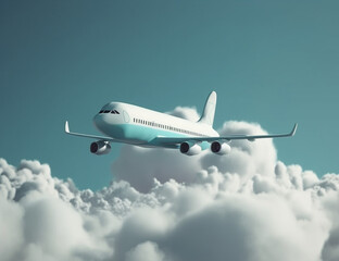 Obraz premium airplane in the sky