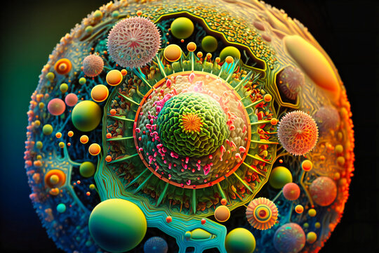 A vast and complex world of cells, each with its own unique structure and function