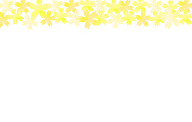 frame of Yellow flowers