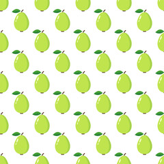 Guava seamless pattern vector print.