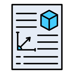 Document Filled Line Icon