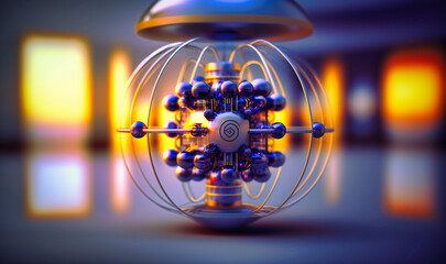 Study of the behavior of subatomic particles and their interactions